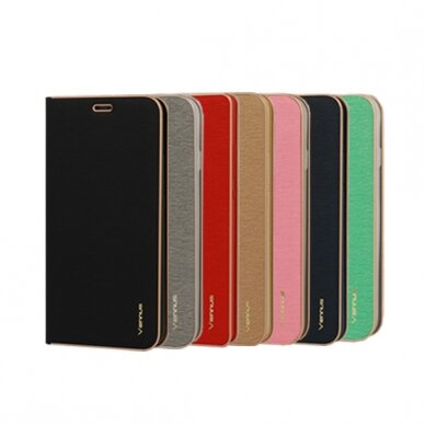 Xiaomi Redmi 10 aukso spalvos VENBOOK dėklas 4