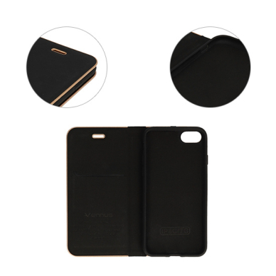 Xiaomi Redmi 10 juodas VENBOOK dėklas 3