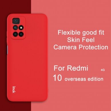 Xiaomi Redmi 10 raudona IMAK UC-2 nugarėlė 1