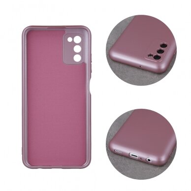 XIAOMI REDMI 10 rožinė METALLIC nugarėlė 3