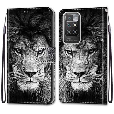 Xiaomi Redmi 10 Tracy fashion dėklas Black White Lion Head
