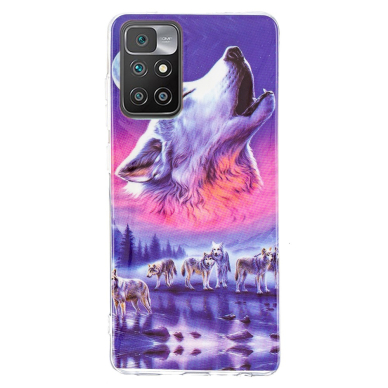 Xiaomi Redmi 10 Tracy nugarėlė Howling Wolf At The Moon