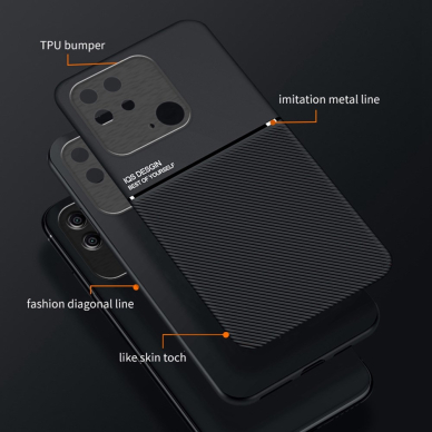 XIAOMI REDMI 10C/POCO C40 mėlyna Tracy NOBLE nugarėlė 4