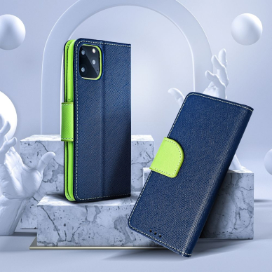 XIAOMI REDMI 10C/POCO C40 mėlynas FANCY DIARY dėklas 4