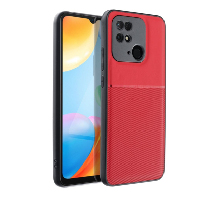 XIAOMI REDMI 10C/POCO C40 raudona NOBLE nugarėlė 1