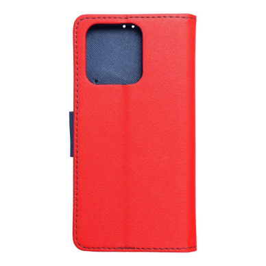 XIAOMI REDMI 10C/POCO C40 raudonas FANCY DIARY dėklas 1