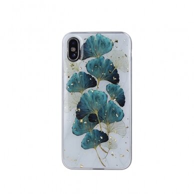 XIAOMI REDMI 10C/POCO C40 Gold Glam Leaves nugarėlė 1