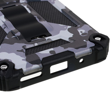 XIAOMI REDMI 10C/POCO C40 black camouflage ARMOR METAL nugarėlė 5