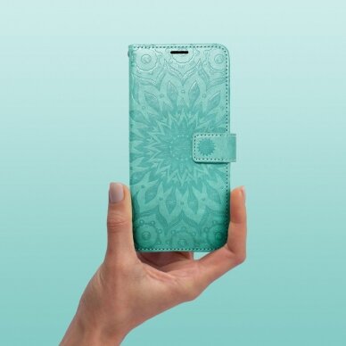 XIAOMI REDMI 10C/POCO C40 MEZZO žalias Mandala dėklas 9