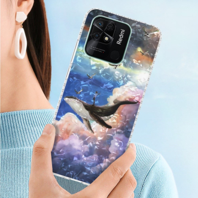 XIAOMI REDMI 10C/POCO C40 Tracy IMD IML nugarėlė Whale13 10