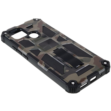 XIAOMI REDMI 10C/POCO C40 green camouflage ARMOR METAL nugarėlė 4