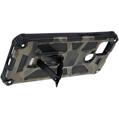 XIAOMI REDMI 10C/POCO C40 green camouflage ARMOR METAL nugarėlė 7