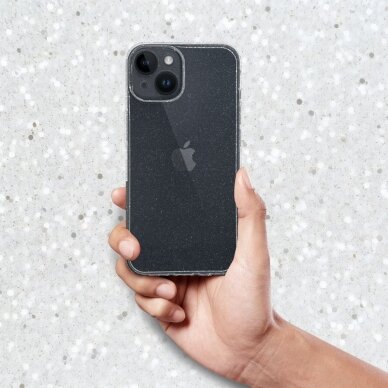 Xiaomi Redmi 12 clear Crystal Glitter nugarėlė 2