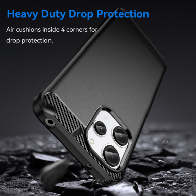 Xiaomi Redmi 12 juoda Tracy LYGCARBON nugarėlė 2