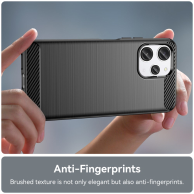 Xiaomi Redmi 12 juoda Tracy LYGCARBON nugarėlė 4