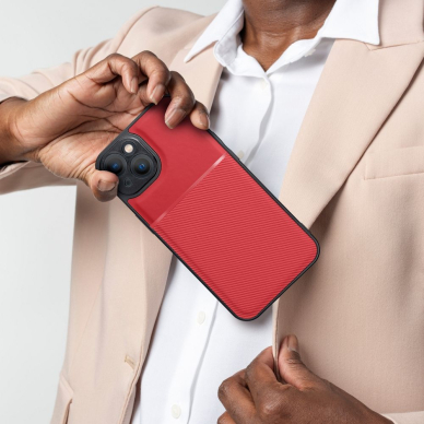 XIAOMI REDMI 12C raudona NOBLE nugarėlė 3