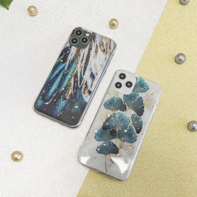 XIAOMI REDMI 13C Gold Glam Feathers nugarėlė 8