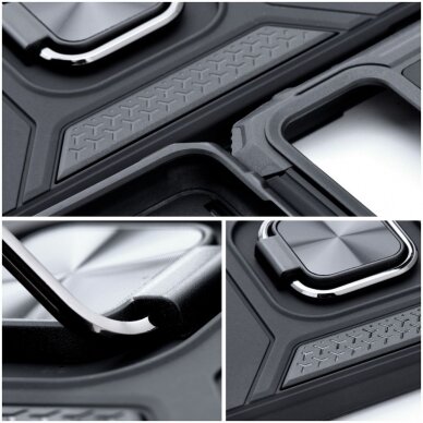 Xiaomi Redmi 13C/Poco C65 black NITRO RING ARMOR nugarėlė 1