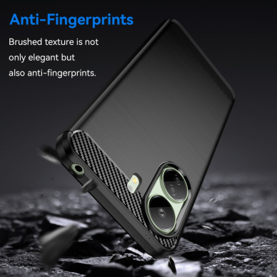 Xiaomi Redmi 13C/Poco C65 black LYGCARBON nugarėlė 2