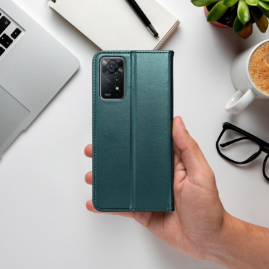 Xiaomi Redmi 13C/Poco C65 dark green dėklas Magnetic 3