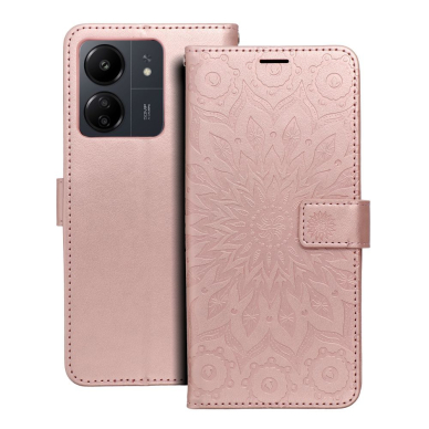 Xiaomi Redmi 13C / POCO C65 MEZZO rose gold Mandala dėklas