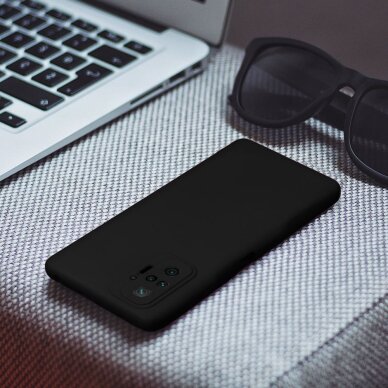 Xiaomi Redmi 14C / POCO C75 black SOFT SILICONE nugarėlė 3