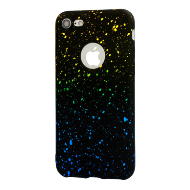 XIAOMI REDMI 5 mėlyna+rožinė splash silikoninė nugarėlė 2