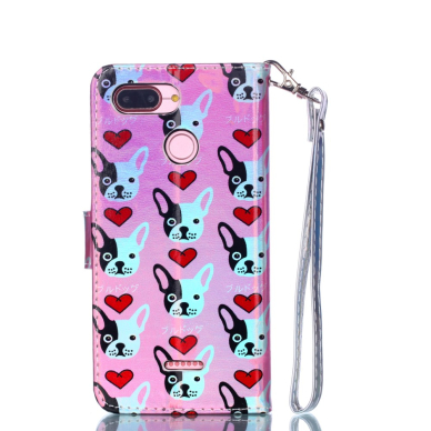 XIAOMI Redmi 6/6A tracy laser dėklas Dogs faces 1