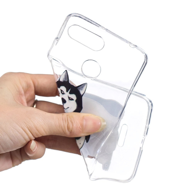 XIAOMI REDMI 6/6A tracy slim clear nugarėlė Husky 5