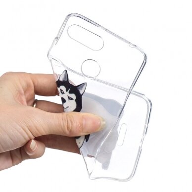 XIAOMI REDMI 6/6A tracy slim clear nugarėlė Husky 5