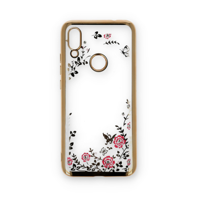 XIAOMI Redmi 7 aukso spalvos perfect FLOWERS nugarėlė 1