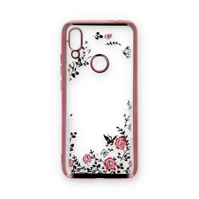 XIAOMI Redmi 7 rausva perfect FLOWERS nugarėlė
