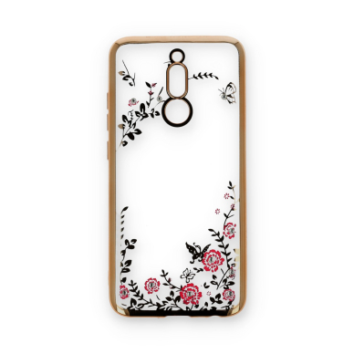XIAOMI Redmi 8/8A aukso spalvos perfect FLOWERS nugarėlė 1