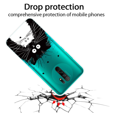 XIAOMI REDMI 9 Tracy clear nugarėlė Two Cats 1