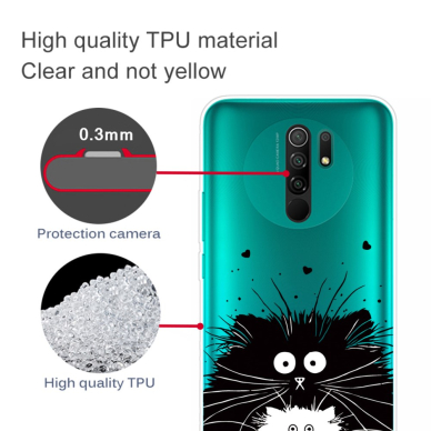 XIAOMI REDMI 9 Tracy clear nugarėlė Two Cats 2