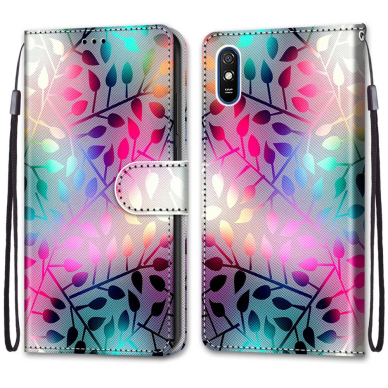 Xiaomi Redmi 9A Tracy fashion dėklas Colorful Leaves 1