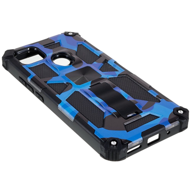 Xiaomi Redmi 9C/10A mėlyna camouflage ARMOR METAL nugarėlė 3