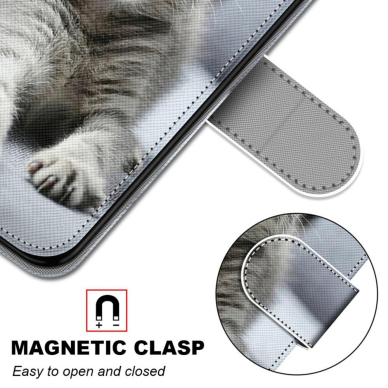 XIAOMI REDMI 9C/10A tracy fashion dėklas Grey Cat 4
