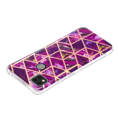 Xiaomi Redmi 9C/10A Tracy nugarėlė Geometric purple marble 2