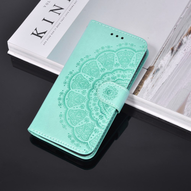 XIAOMI REDMI 9T /POCO M3 mėtos spalvos Tracy Print dėklas Mandala 9