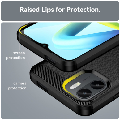 XIAOMI REDMI A1/REDMI A2 juoda Tracy LYGCARBON nugarėlė 4