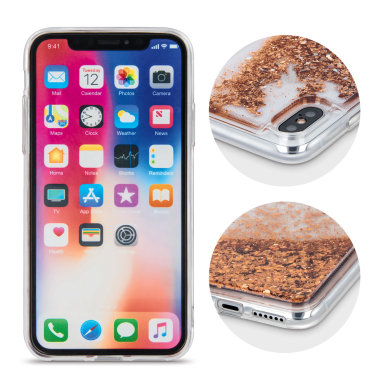 XIAOMI REDMI NOTE 10 PRO/ 10 PRO MAX Water Sparkle aukso spalvos nugarėlė 4