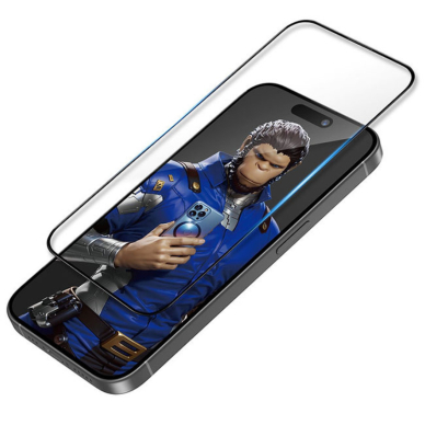 XIAOMI REDMI NOTE 10 PRO/10 PRO MAX juodas pilnas Mr. Monkey 5D stiklas 3