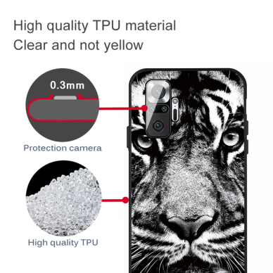 Xiaomi REDMI NOTE 10 PRO/10 PRO MAX Tracy creative+ nugarėlė Tiger 1