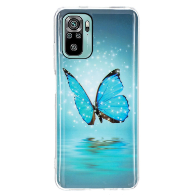 XIAOMI REDMI NOTE 10/10s/POCO M5s Tracy nugarėlė šviečianti tamsoje Blue Butterfly 2