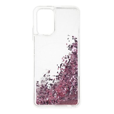 XIAOMI REDMI NOTE 10/10s/POCO M5s Water Sparkle rausva nugarėlė