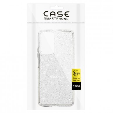 XIAOMI REDMI NOTE 11 PRO /NOTE 12 PRO clear Crystal Glitter nugarėlė 5