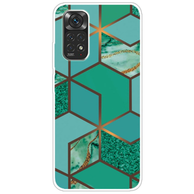 XIAOMI REDMI NOTE 11/11S Tracy nugarėlė Geometric marble green