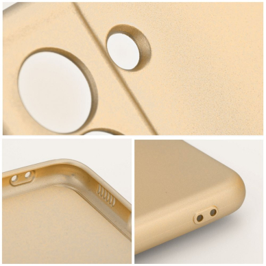 XIAOMI REDMI NOTE 11/11S aukso spalvos METALLIC nugarėlė 7