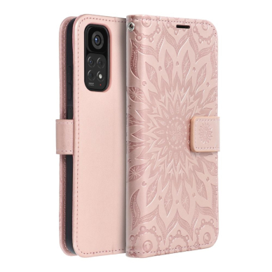 XIAOMI REDMI NOTE 11/11S MEZZO rausvas Mandala dėklas 3